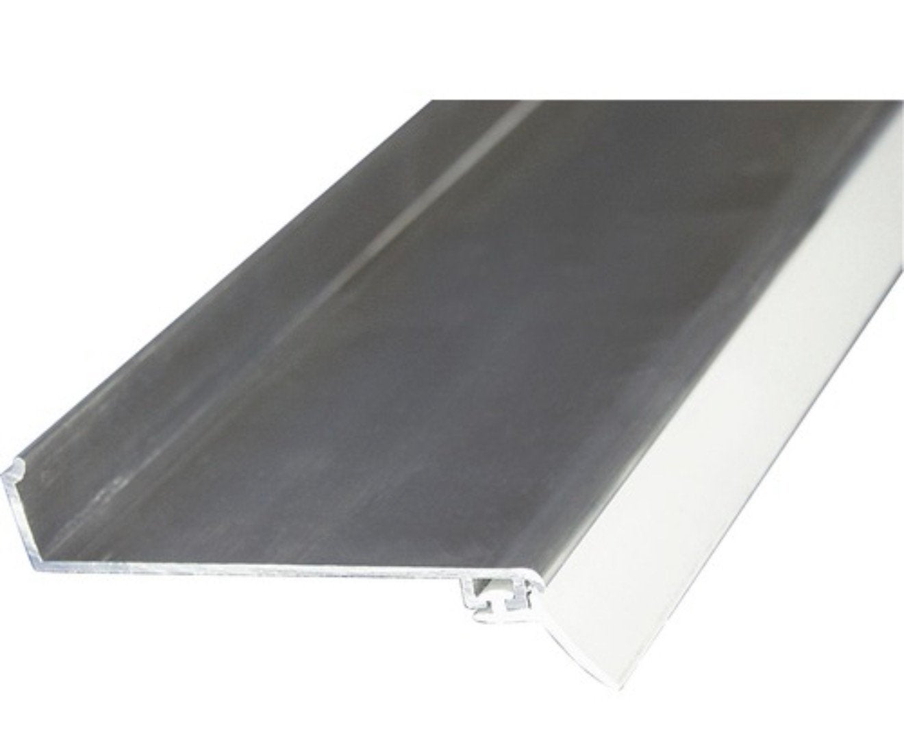 Aluminium wandafsluitprofiel voor serre of kanaalplaten, Ophalen, Gebruikt, Aluminium