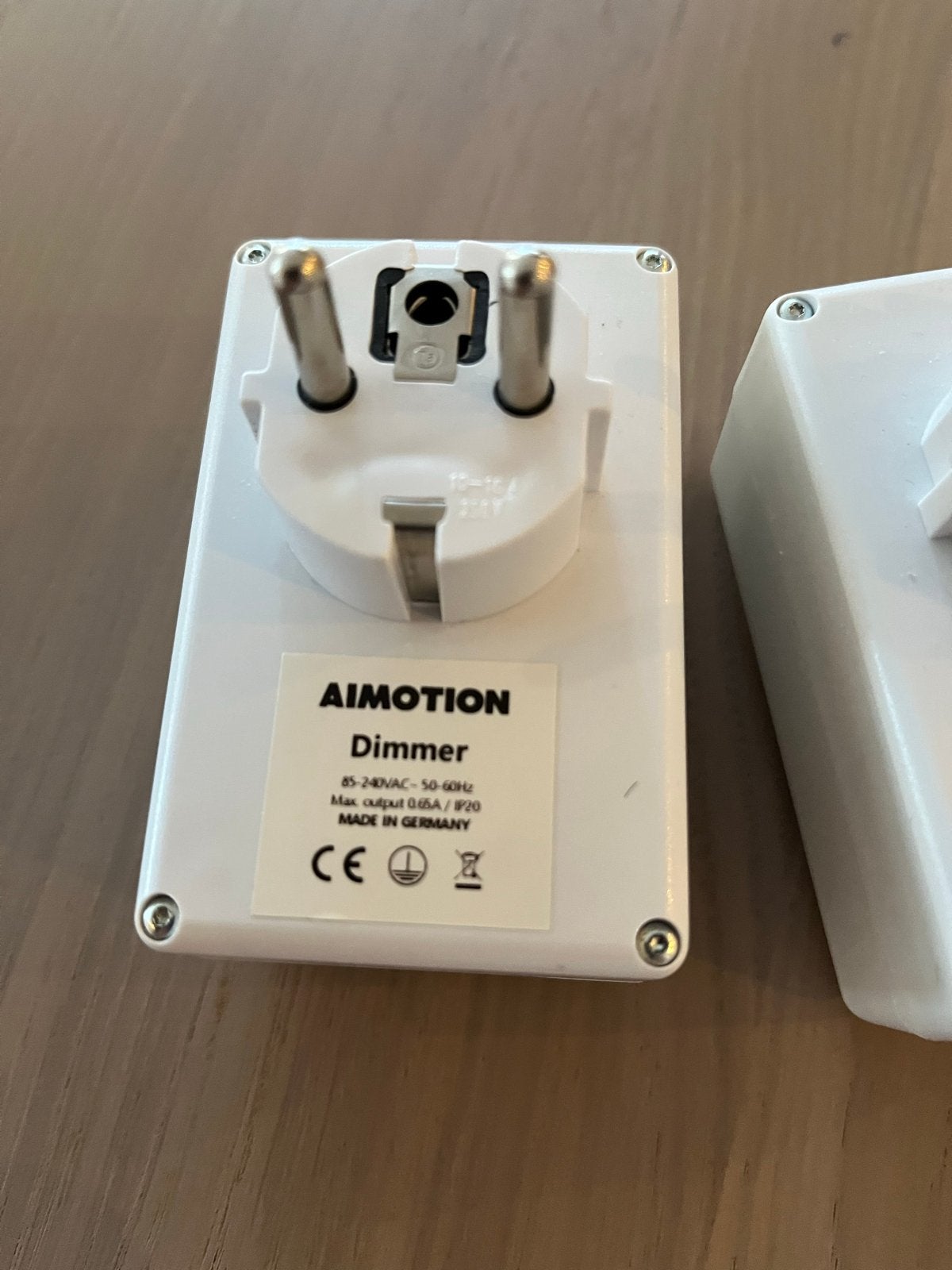 AIMOTION Dimmer - Plug-in dimmer voor lampen (2 stuks), Dimbaar, Ophalen of Verzenden, Gebruikt, Overige merken