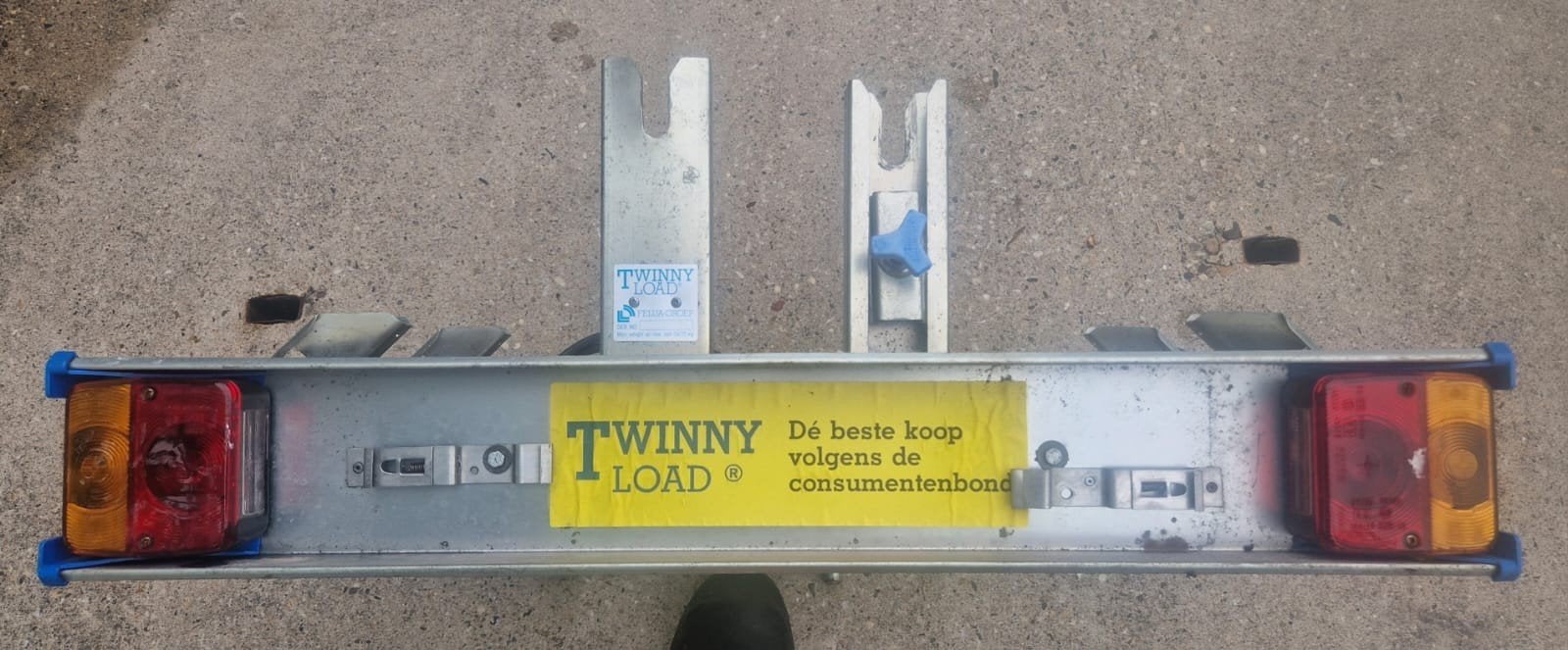Twinnyload fietsenrek/ drager + trekhaaksteun, Auto diversen, Fietsendragers, Ophalen, Trekhaakdrager