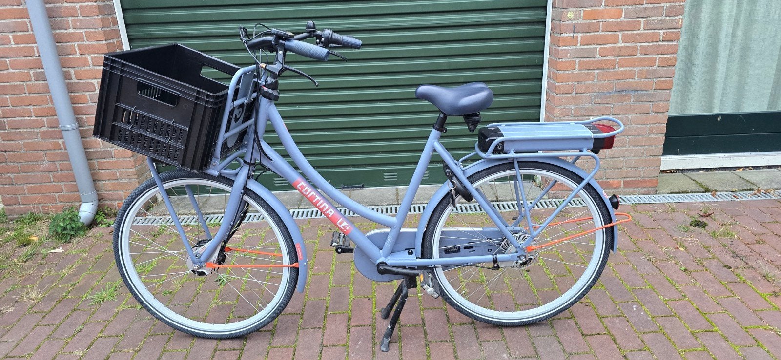 Cortina E- U4 Transport Elektrische Fiets - Zo goed als nieu, Ophalen, Zo goed als nieuw, Cortina, 50 km per accu of meer