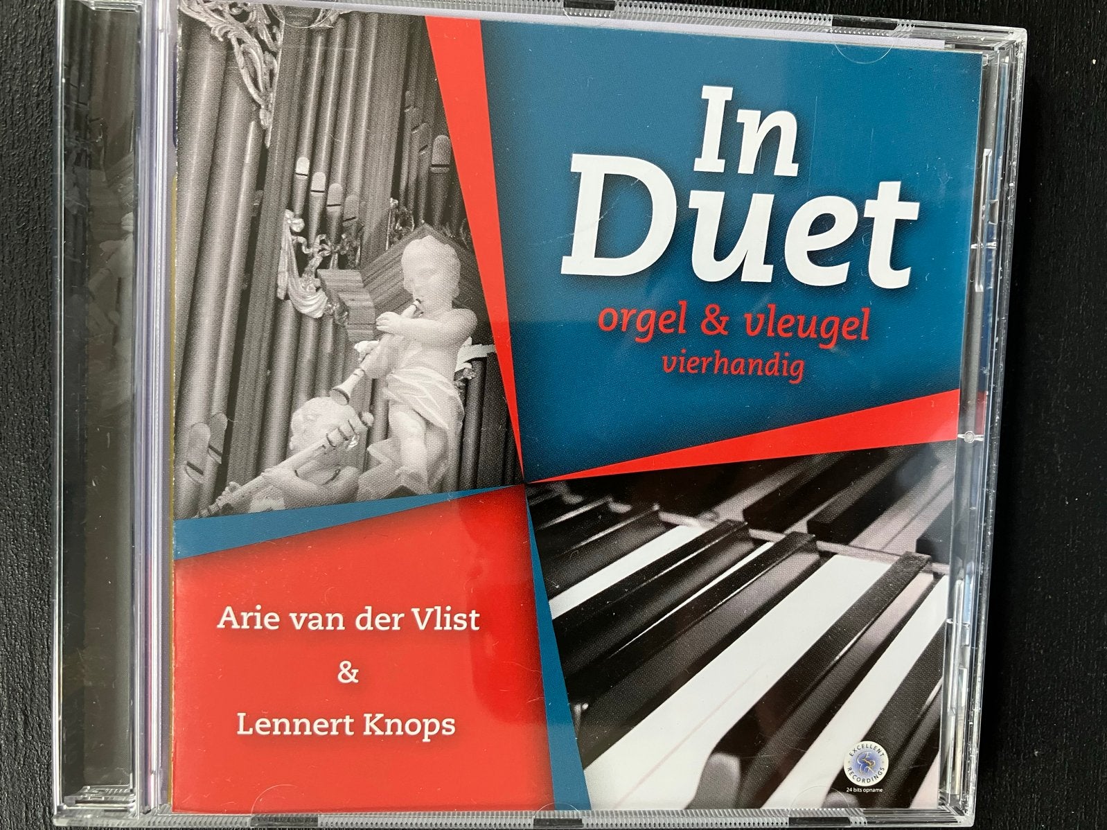 In Duet: Orgel & Vleugel Vierhandig - Arie van der Vlist & L, Ophalen of Verzenden, Zo goed als nieuw, Album, Inclusief doosje