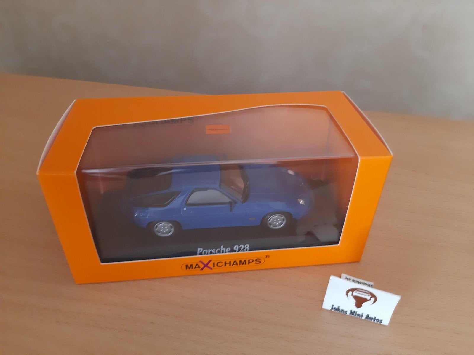 Porsche 928 1979 Shark Blue van Maxichamps 1:43, Overige merken, Auto, Nieuw, Ophalen of Verzenden