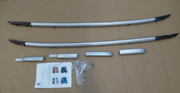 Dakrail daklijst dakdrager roof rail grijs set Fiat Panda 20, Ophalen, -, -, Nieuw