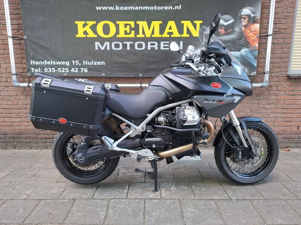 MOTO GUZZI STELVIO 1200 ABS 8V NTX ATC (bj 2011) 48754 KM, Motoren, 2 cilinders, Motorrijbewijs A, Bedrijf, Meer dan 35 kW