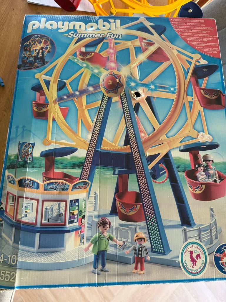 Playmobil Reuzenrad 5552 - Summer Fun Kermis, Kinderen en Baby's, Speelgoed | Playmobil, Ophalen, Gebruikt, Complete set