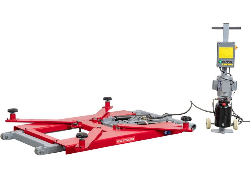 Mobiele schaarhefbrug 3T 1287mm 230V MW Tools / Nieuw, Auto diversen, Ophalen, Nieuw
