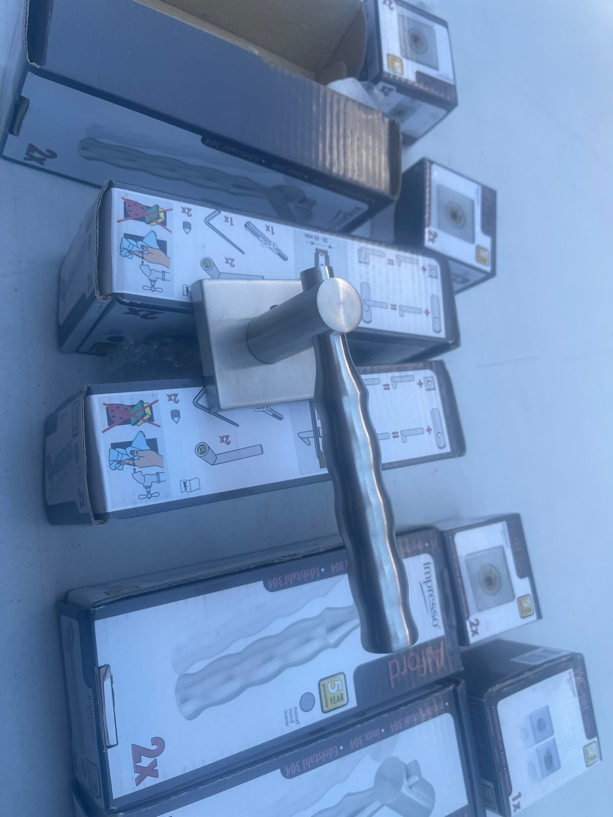 Deurkruk, Ophalen, Zilver, Nieuw, Overige merken