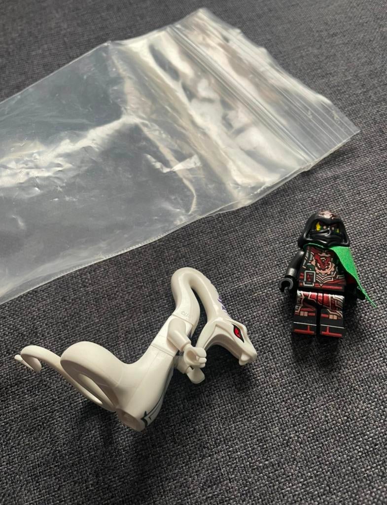 Lego Ninjago Acronix en witte Pythor, Ophalen of Verzenden