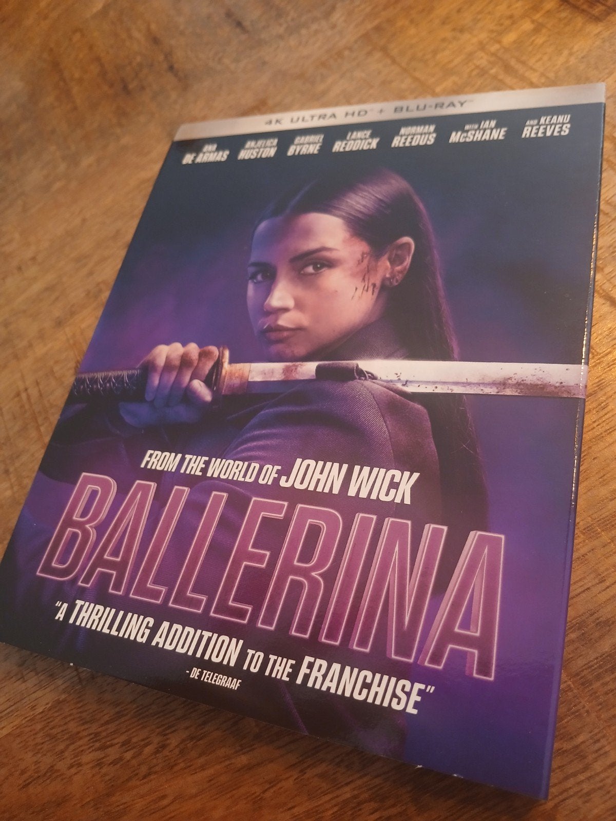 Ballerina 4K Ultra HD + Blu-ray met slipcover, Cd's en Dvd's, Blu-ray, Vanaf 16 jaar, Film, Ophalen of Verzenden, Zo goed als nieuw