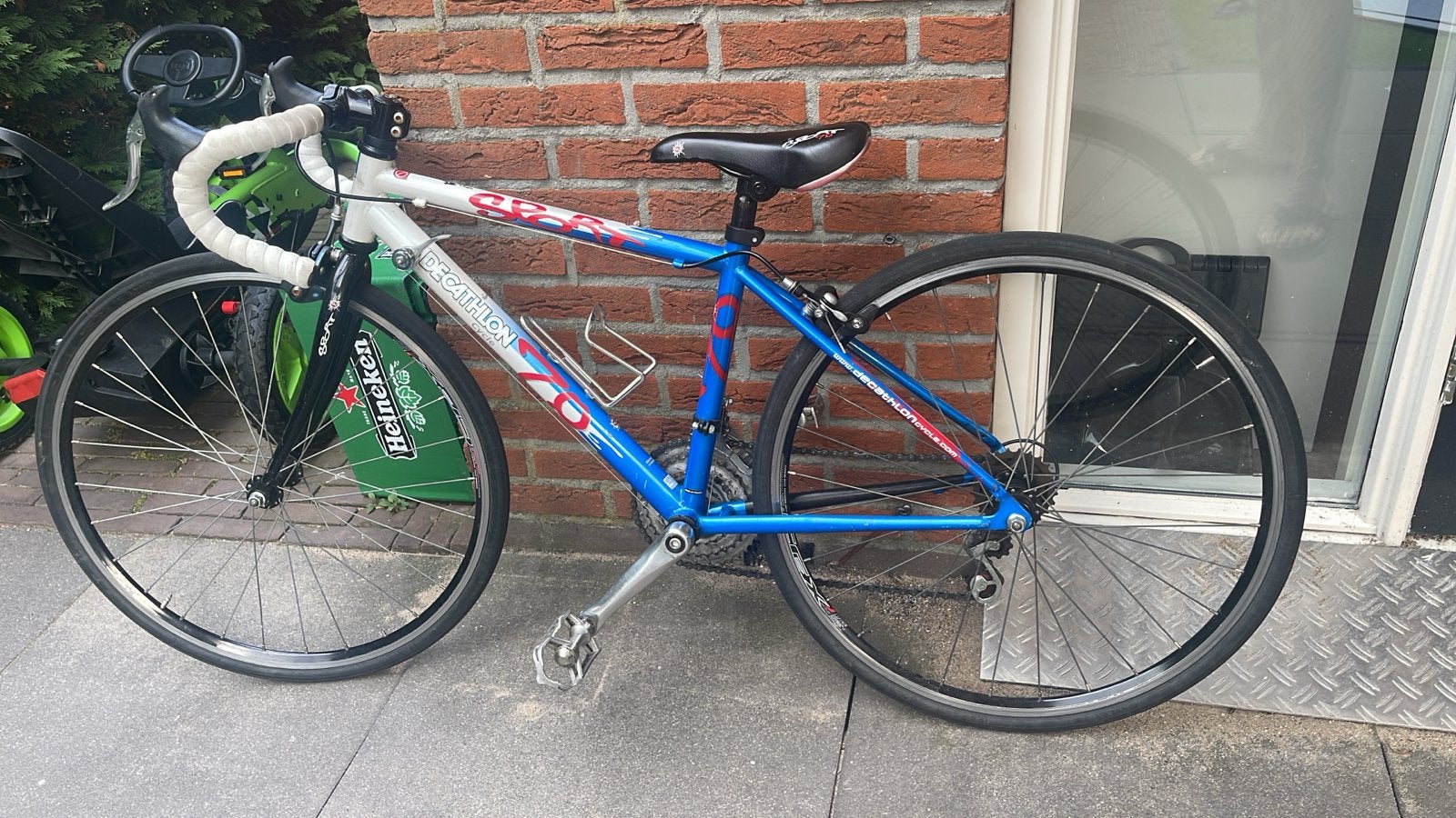 Decathlon racefiets 26 inch - ideaal voor kinderen, Fietsen en Brommers, Minder dan 10 versnellingen, Gebruikt, 26 inch, Aluminium
