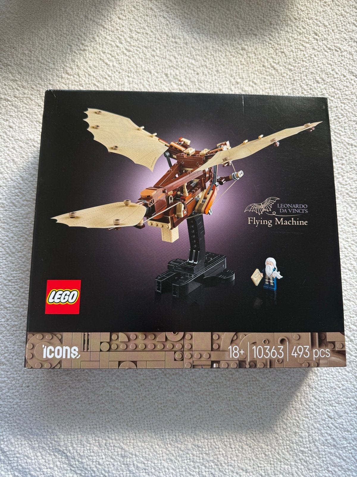 LEGO Icons 10363 Leonardo da Vinci's Vliegmachine NIEUW, Ophalen of Verzenden, Nieuw, Overige merken