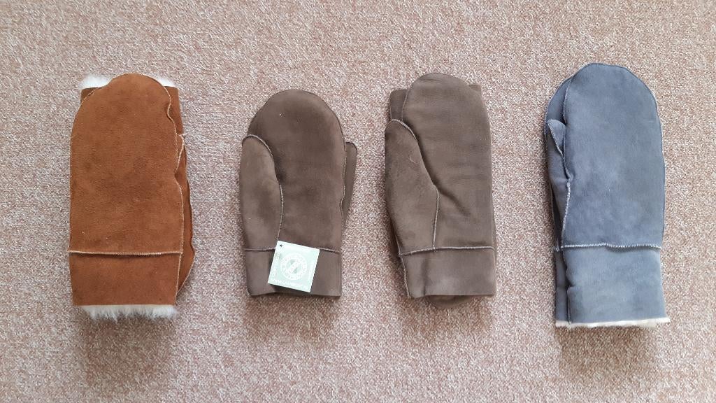 Wanten Maat L (korter en langer) Schapenbont Texel Warm, Maat 52/54 (L), Coby Dogger Bontcouture, Coby Dogger Bontcouture, Nieuw