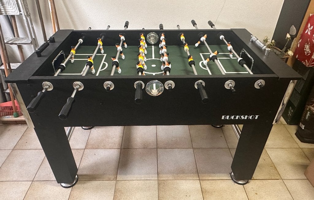 Voetbaltafel Buckshot Silver Bullet – Nieuwstaat, Ophalen, Zo goed als nieuw
