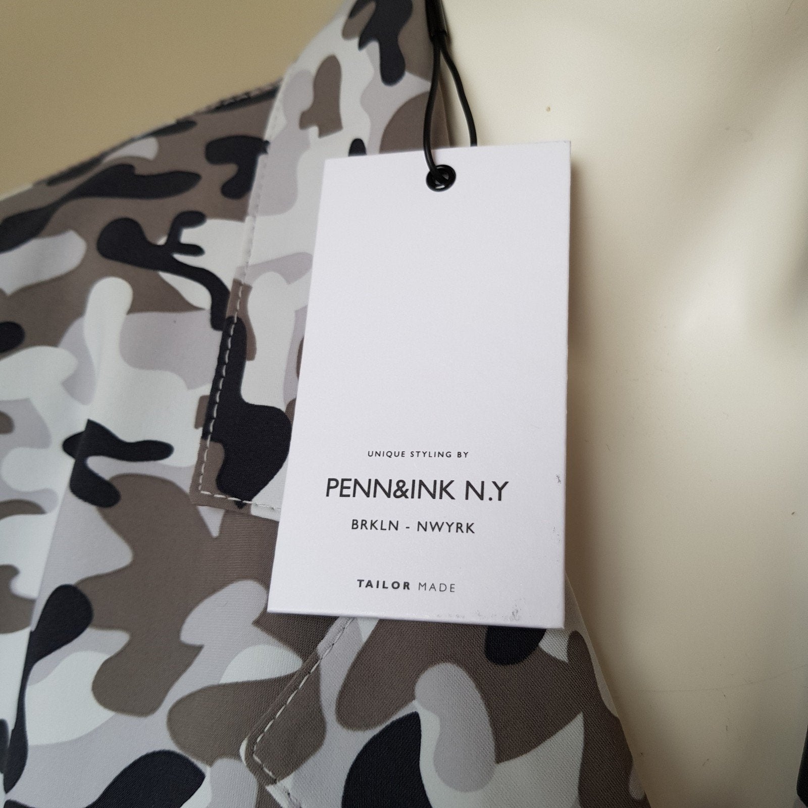 nieuwe blazer 36 S travelstof grijs Penn&Ink camouflage, Kleding | Dames, Penn & Ink, Nieuw, Ophalen of Verzenden, Jasje