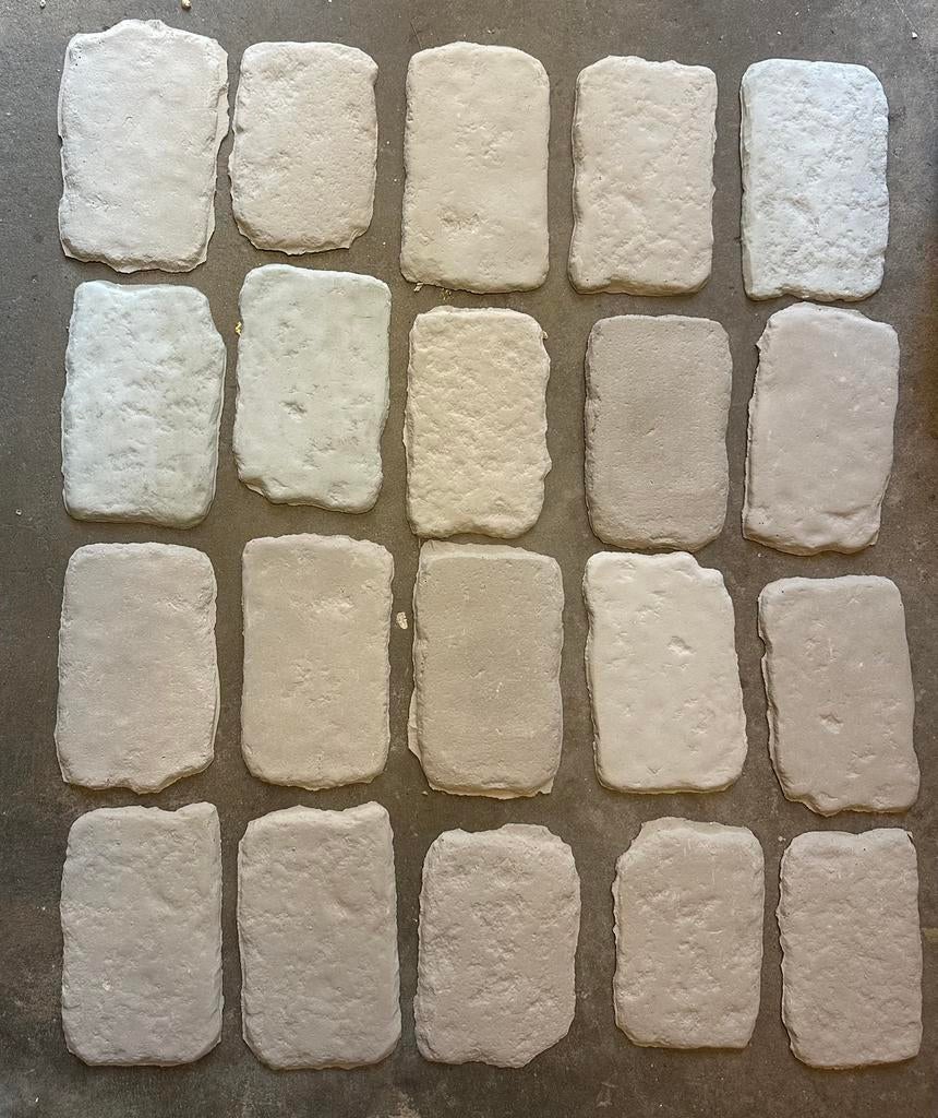 Raw stone waaltjes  voor wc, Ophalen, Nieuw, Minder dan 5 m², Vloertegels