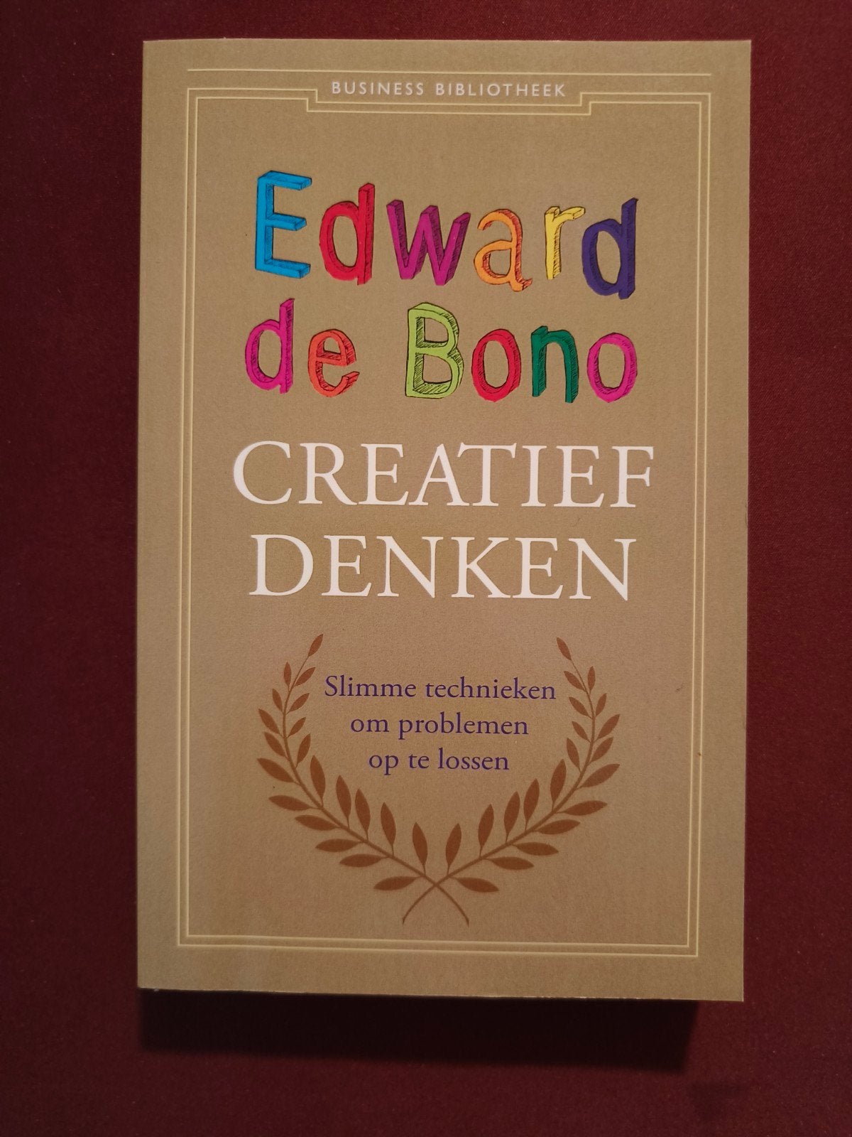 Edward de Bono - Creatief denken, Ophalen of Verzenden, Zo goed als nieuw, Edward de Bono