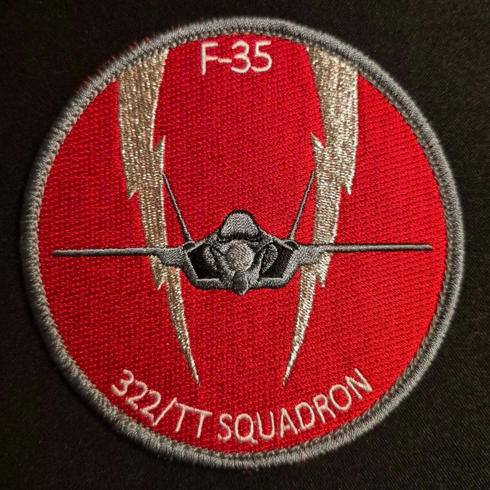 RNLAF 322/TT Squadron F-35 Patch, Ophalen of Verzenden, Luchtmacht, Nederland, Embleem of Badge