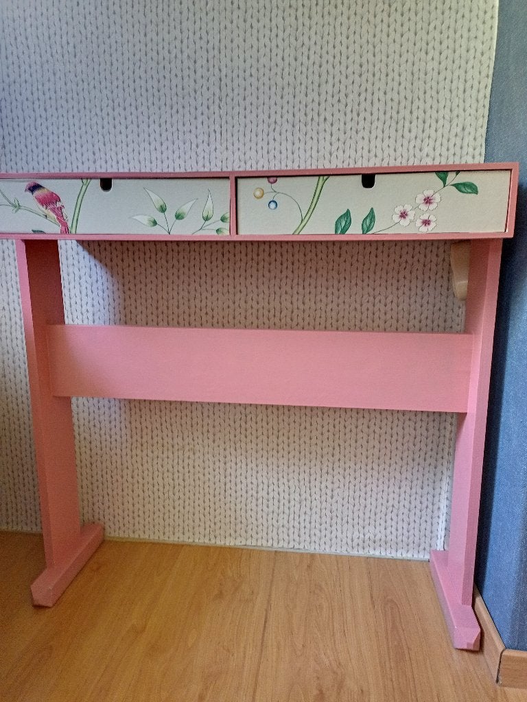 kaptafel met 2 lades, Huis en Inrichting, Ophalen, Gebruikt, 50 tot 100 cm, Minder dan 100 cm