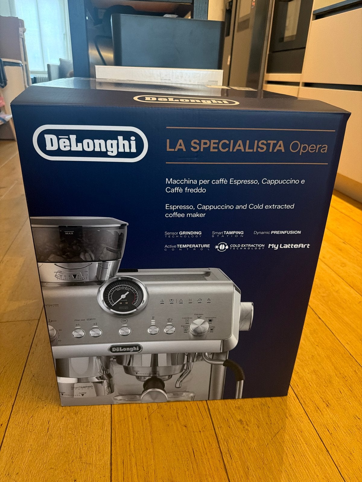 De'Longhi La Specialista Opera Espressomachine EC9555.M, Espresso apparaat, Gemalen koffie, Zo goed als nieuw, 2 tot 4 kopjes