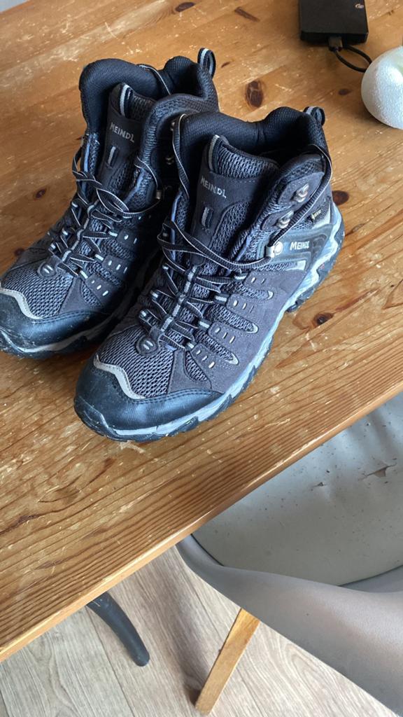 Meindl Gore-Tex mid wandelschoenen (maat 42.5/43), Verzenden, Zo goed als nieuw, Schoenen