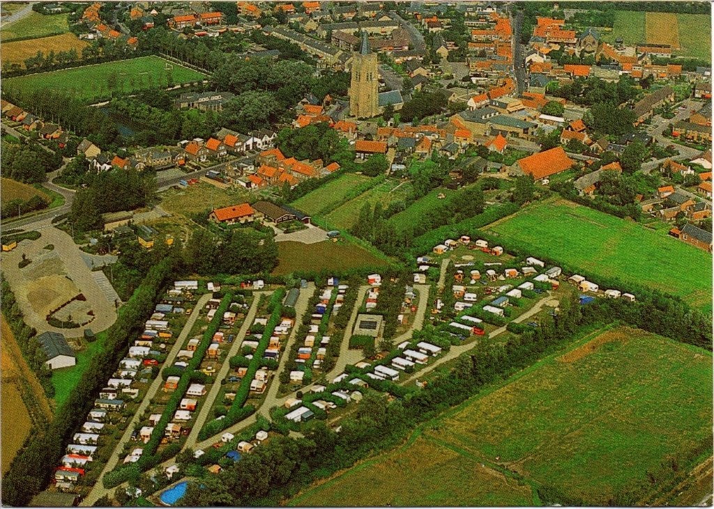 Oostkapelle  Dorp met camping Ons Buiten, Ophalen of Verzenden, Gelopen, Zeeland