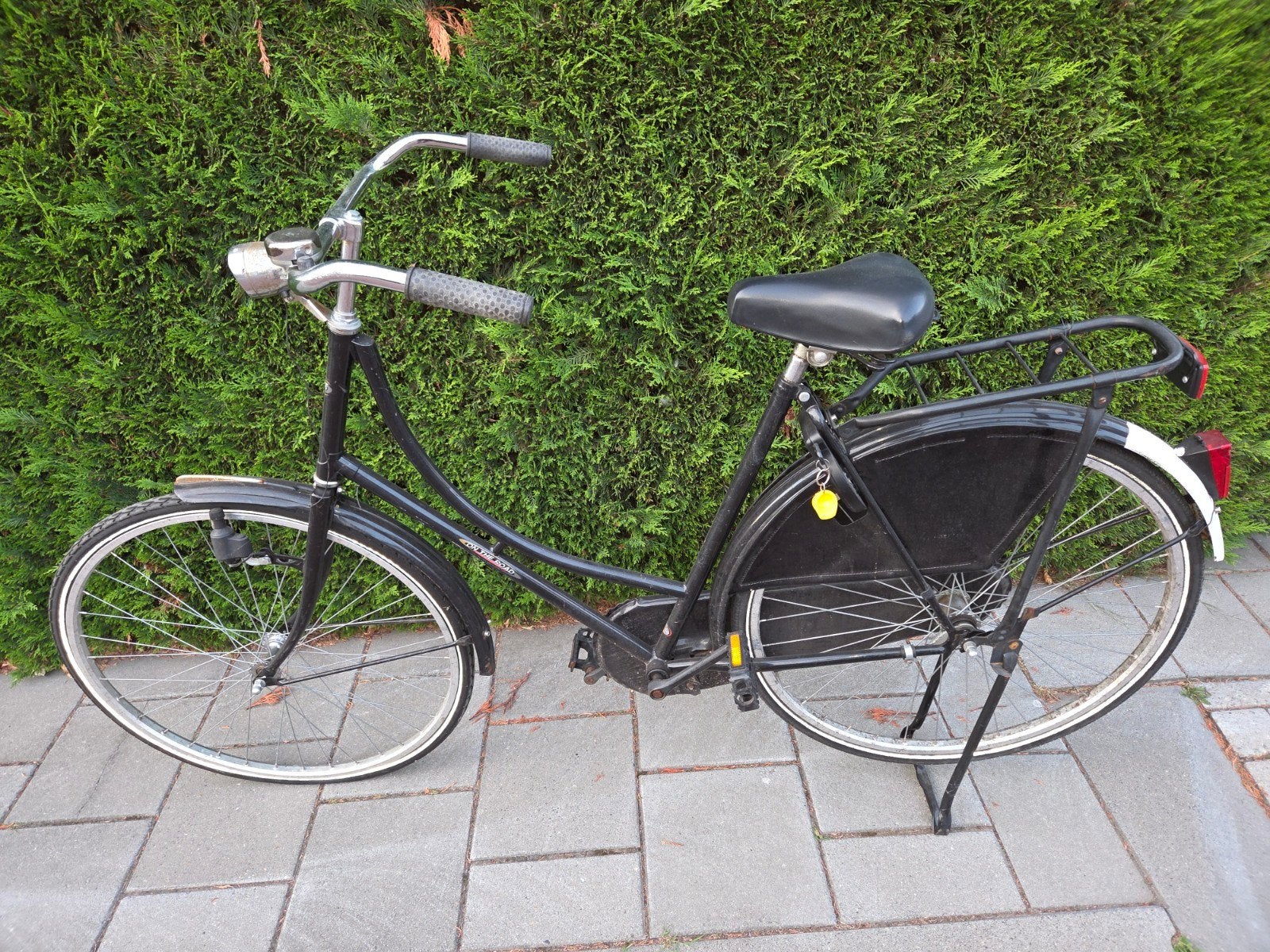Damesfiets - Zwart - Gebruikt, Fietsen en Brommers, Fietsen | Dames | Damesfietsen, Terugtraprem, 50 tot 53 cm, Ophalen, Overige merken