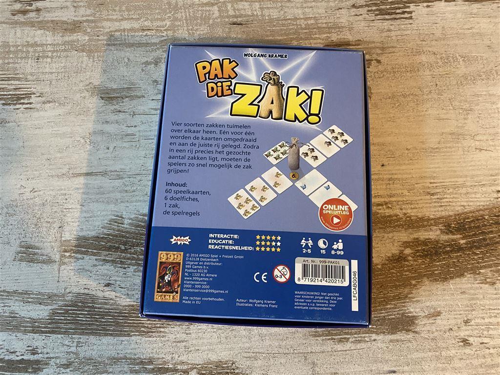 Pak die zak! 999 games [s19], Verzenden, Zo goed als nieuw