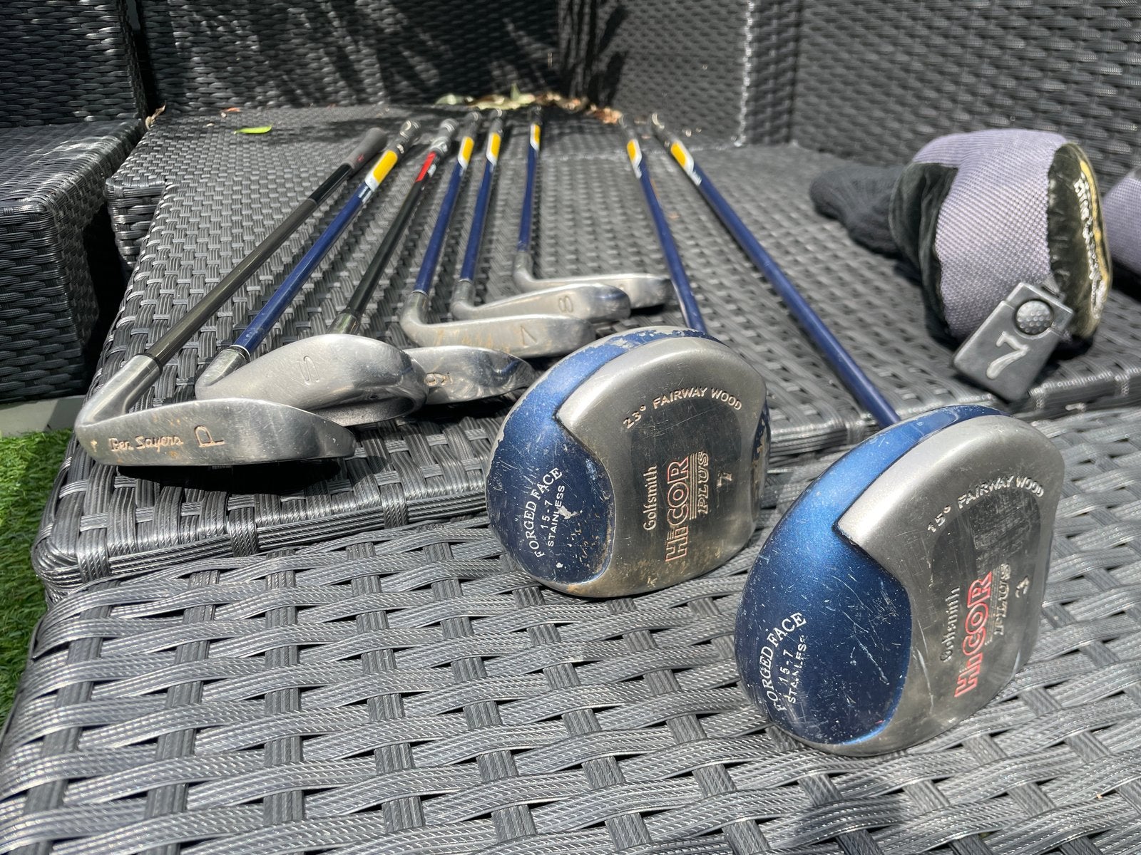 Linkshandige golfset. GEEN putter, Ophalen, Gebruikt, Set, Overige merken