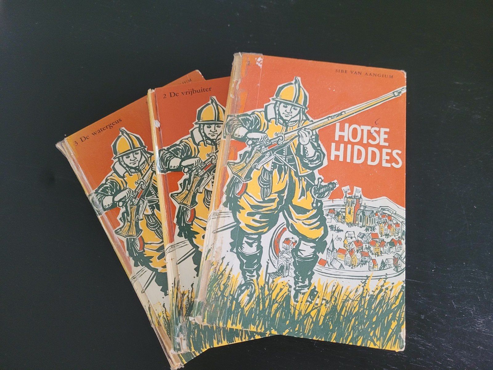 Complete serie Hotse Hiddes van Sibe van Aangium, Ophalen of Verzenden, Gelezen