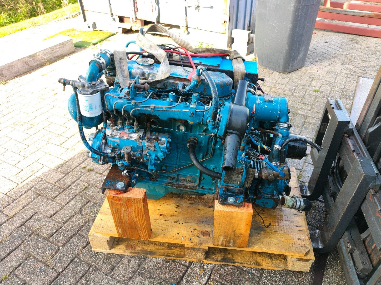 Sabb M4-295/Mitsubishi S4E+ Hurth, Watersport en Boten, Ophalen, Gebruikt, Binnenboordmotor, Diesel