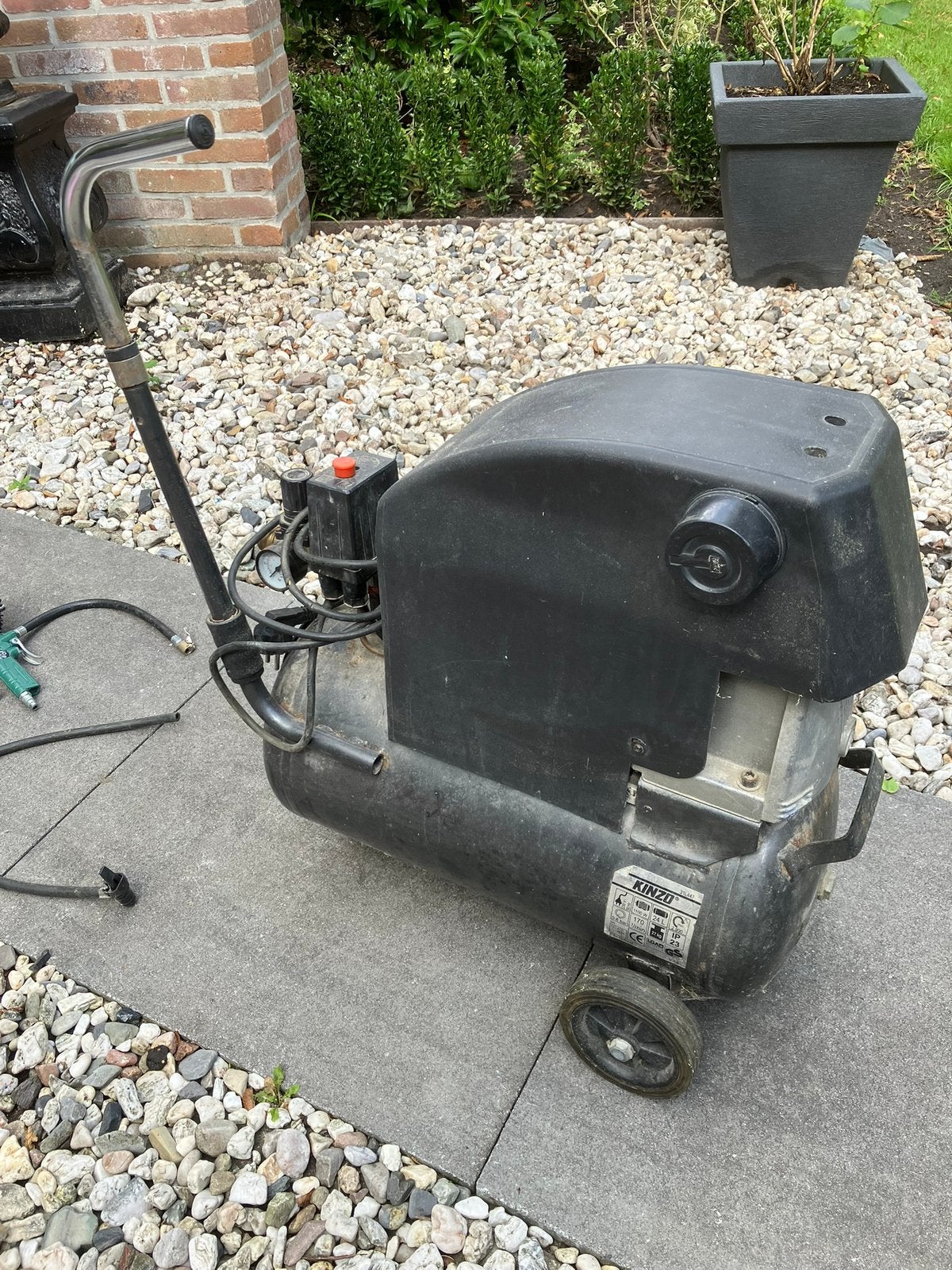 Compressor te koop., Doe-het-zelf en Verbouw, Compressors, Minder dan 25 liter, Ophalen, Zo goed als nieuw, Minder dan 200 liter/min