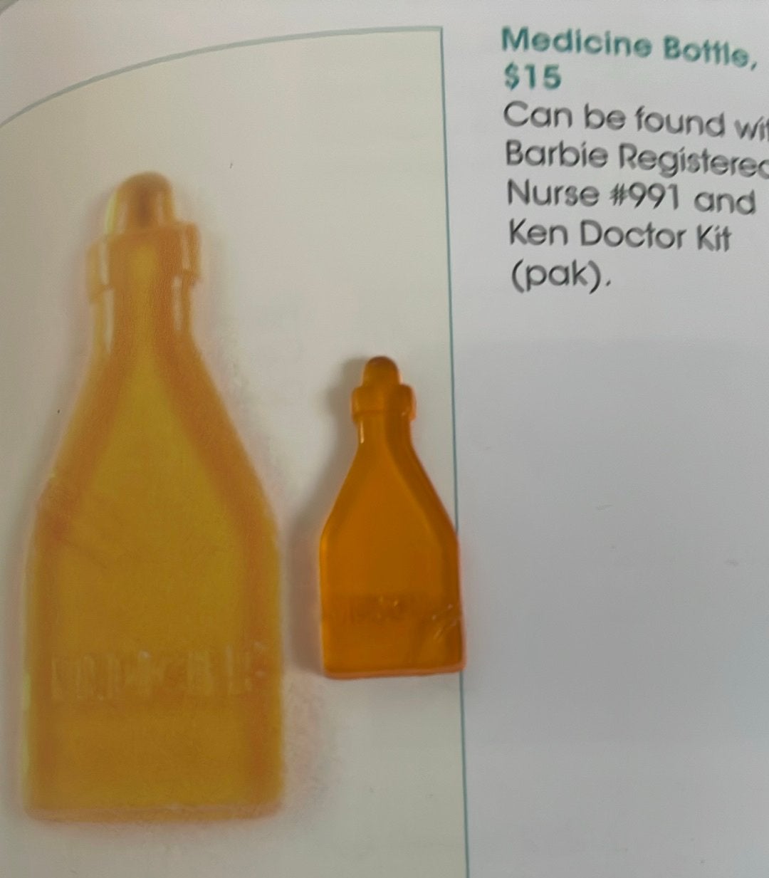 Barbie vintage Medicijnfles Registrated Nurse en Ken Dokter, Verzamelen, Ophalen of Verzenden, Gebruikt