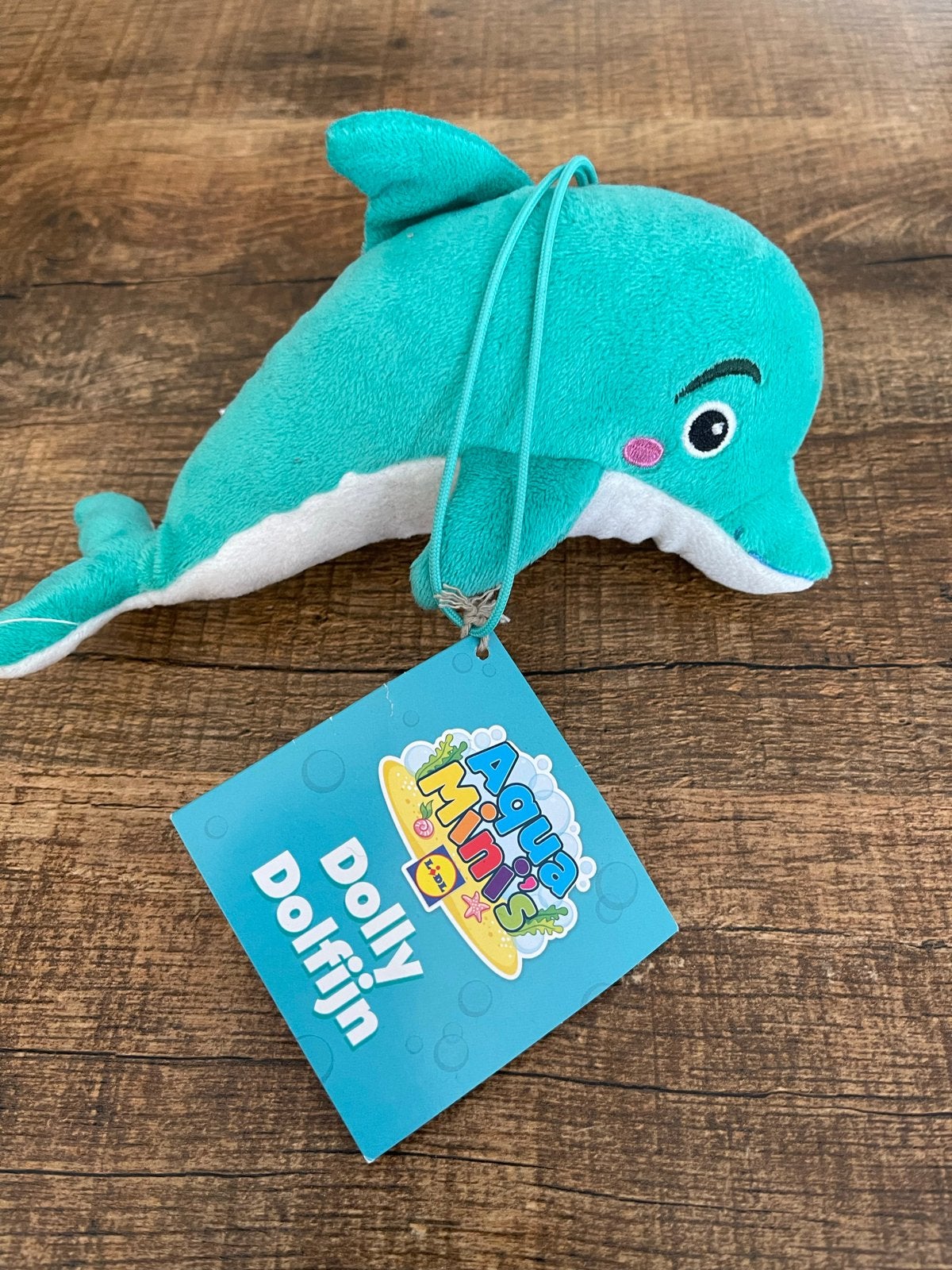 Aqua Mini's Dolly Dolfijn knuffel van Lidl, Lidl, Overige typen, Nieuw, Ophalen of Verzenden