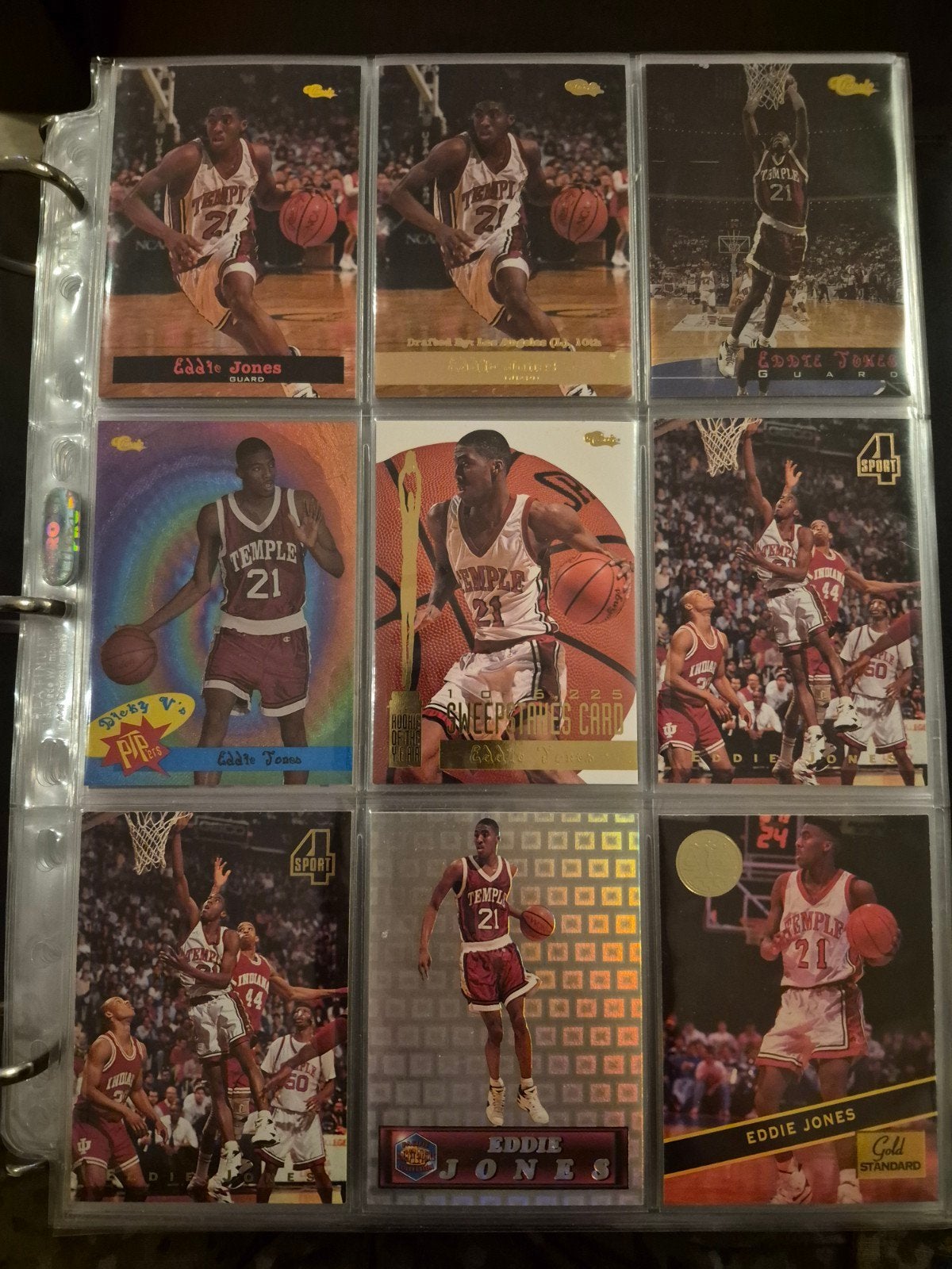 Eddie Jones NBA cards collectie, 772 cards, Ophalen of Verzenden, Zo goed als nieuw, Overige sporten, Spelerskaart