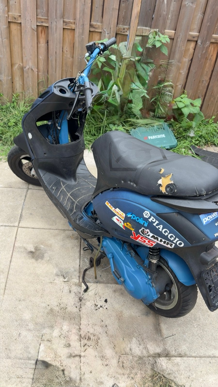 Piaggio Zip 70cc - Blauw met Malossi onderdelen, Gebruikt, Maximaal 45 km/u, Zip, Ophalen of Verzenden