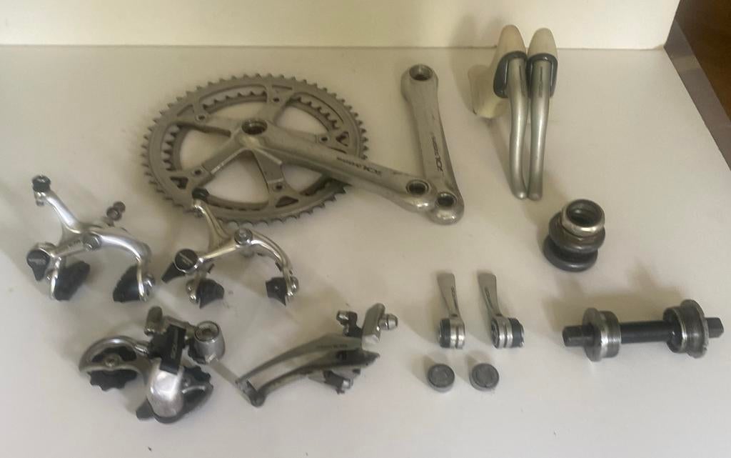 Shimano 105 groep set vintage, Sport en Fitness, Wielrennen, Zo goed als nieuw, Overige typen, Ophalen of Verzenden