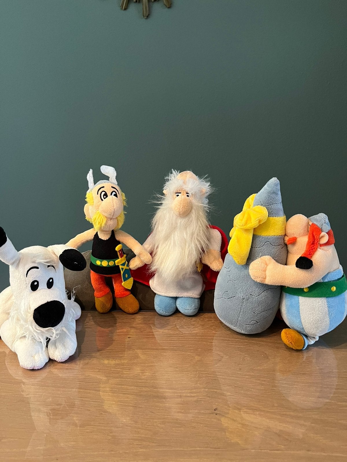 Leuke set Asterix en Obelix knuffels, Ophalen of Verzenden, Asterix en Obelix, Zo goed als nieuw, Beeldje of Figuurtje