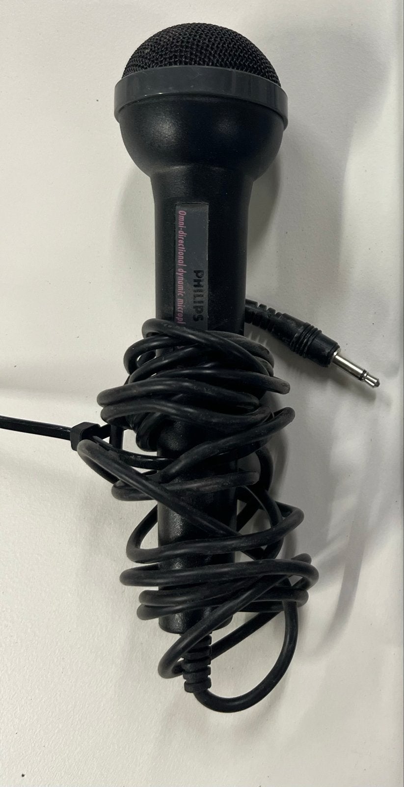 Philips omni-directionele dynamische microfoon, Ophalen, Gebruikt, Zangmicrofoon