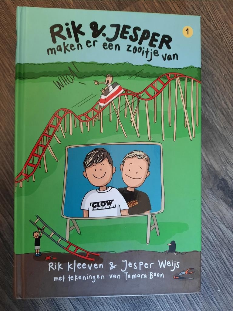Rik Kleeven - Rik en Jesper maken er een zooitje van, Fictie algemeen, Rik Kleeven; Jesper Weijs, Ophalen of Verzenden, Zo goed als nieuw