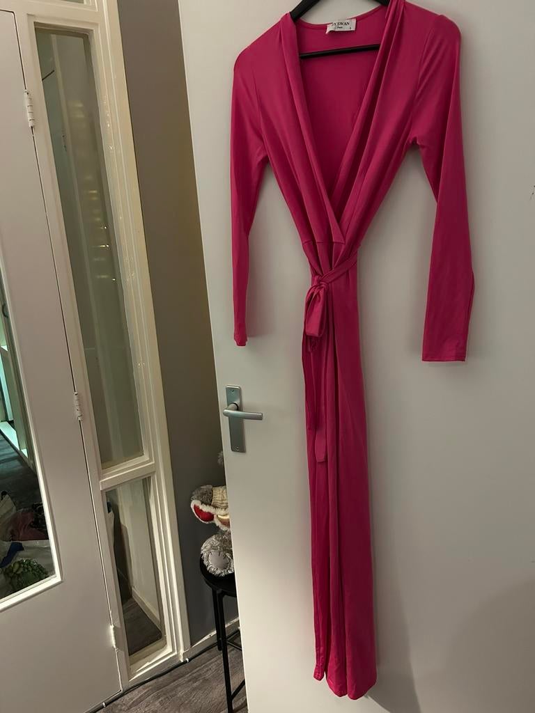 By Swan jumpsuit felroze, maat L, Ophalen of Verzenden, Nieuw, Maat 42/44 (L), Roze