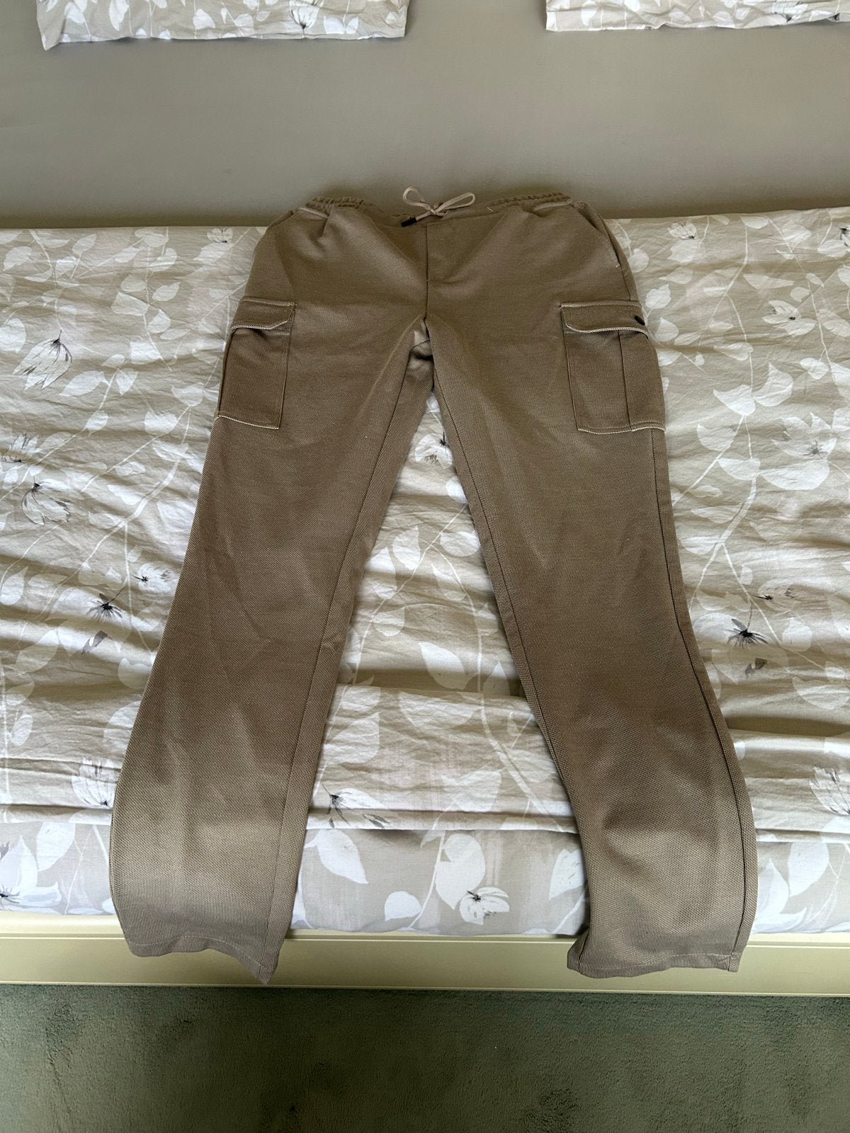 Stangata Cargo Piqué Broek - Maat S, Ophalen of Verzenden, Zo goed als nieuw, Maat 46 (S) of kleiner, Beige