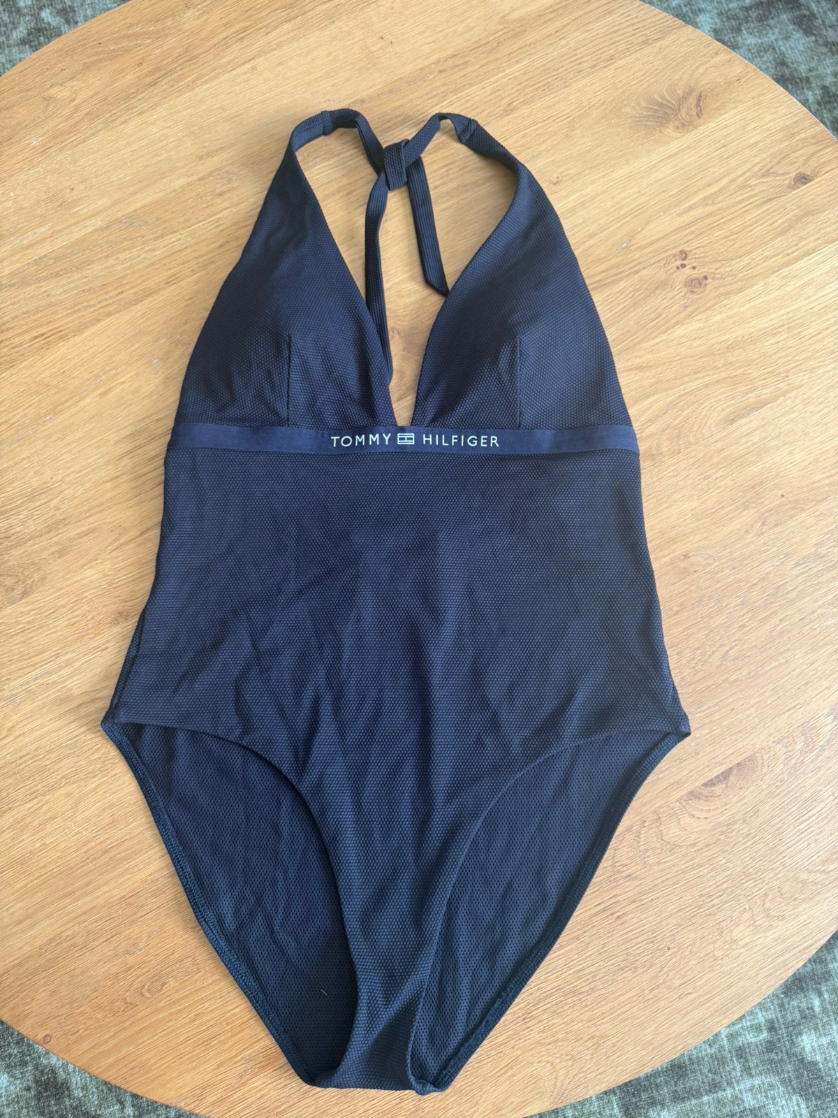 Tommy Hilfiger badpak XL donkerblauw, Kleding | Dames, Badmode en Zwemkleding, Ophalen of Verzenden, Zo goed als nieuw, Blauw