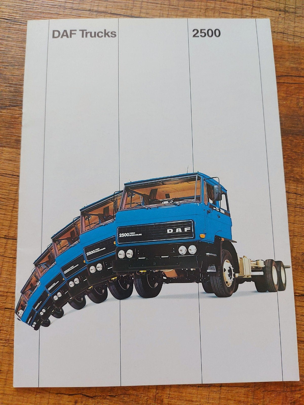 keurige Daf 2500 Turbo intercooler vrachtwagen folder NL, Ophalen of Verzenden, Zo goed als nieuw, Overige merken
