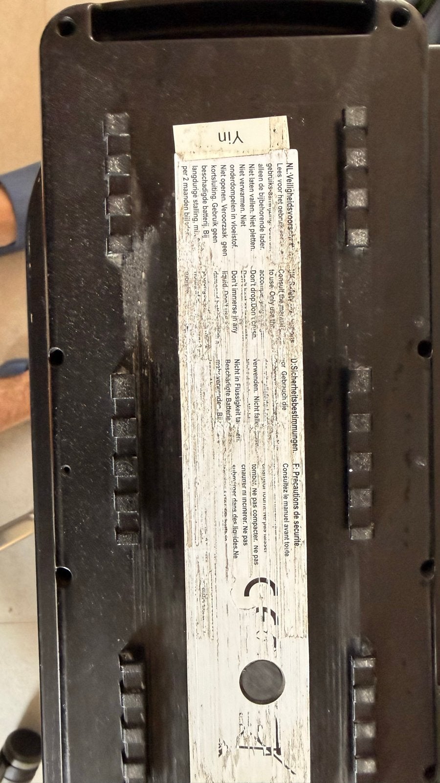 Phylion Yin fietsaccu 36V + lader – Sparta/Batavus/Koga, Ophalen of Verzenden, Gebruikt