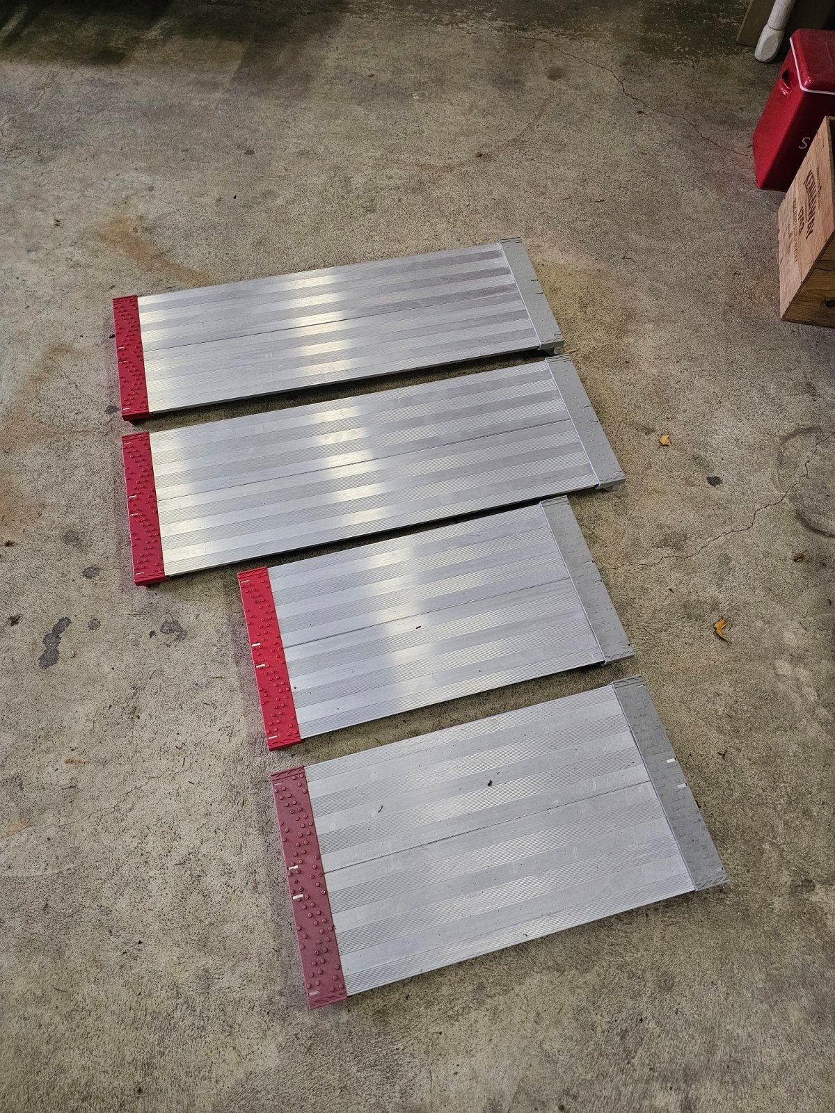 Altrex Varitrex-Platform Lichtgewicht Aluminium Platform, Ophalen, Trap, Zo goed als nieuw, Opvouwbaar of Inschuifbaar
