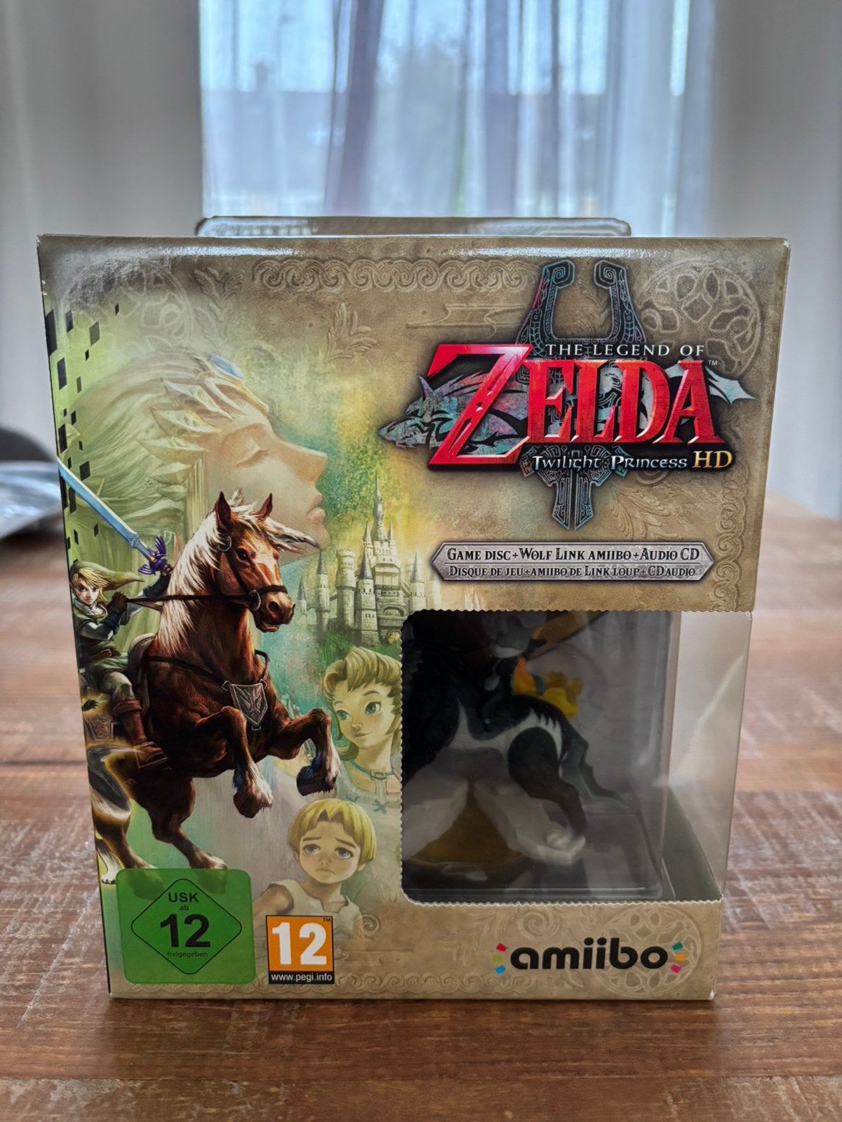 Zelda Twilight Princess HD Wii U + Amiibo SEALED, Spelcomputers en Games, Avontuur en Actie, 1 speler, Ophalen of Verzenden, Zo goed als nieuw