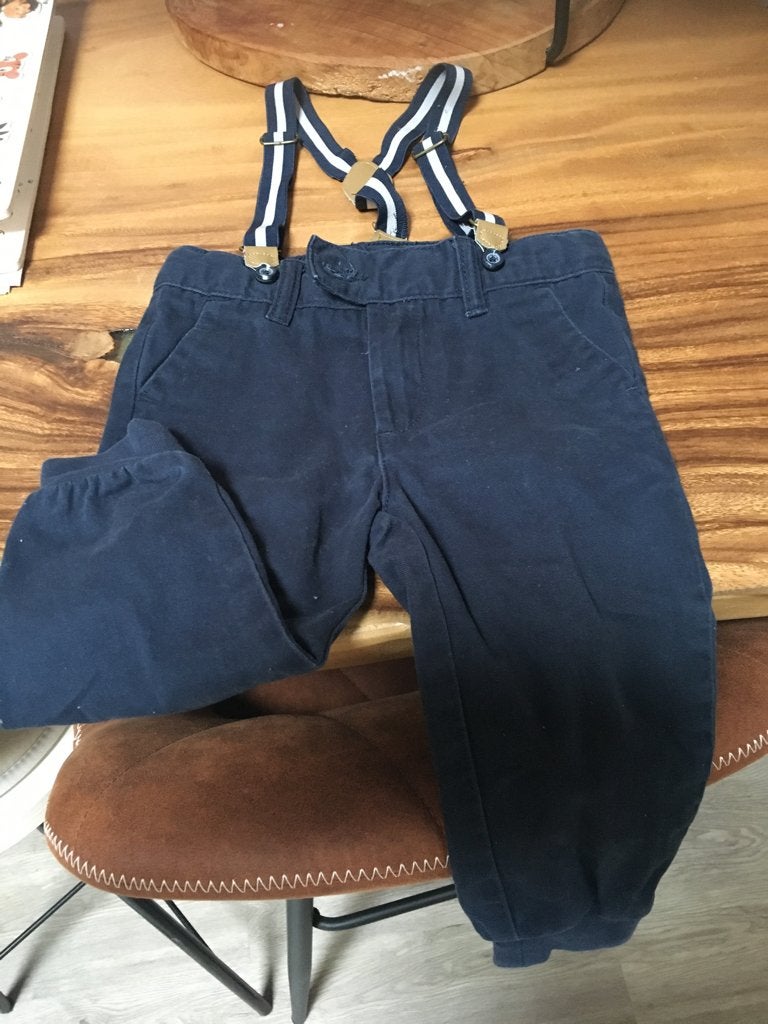 Lupilu pantalon met bretels broek maat 86, Gebruikt, Broekje, Ophalen of Verzenden, Lupilu