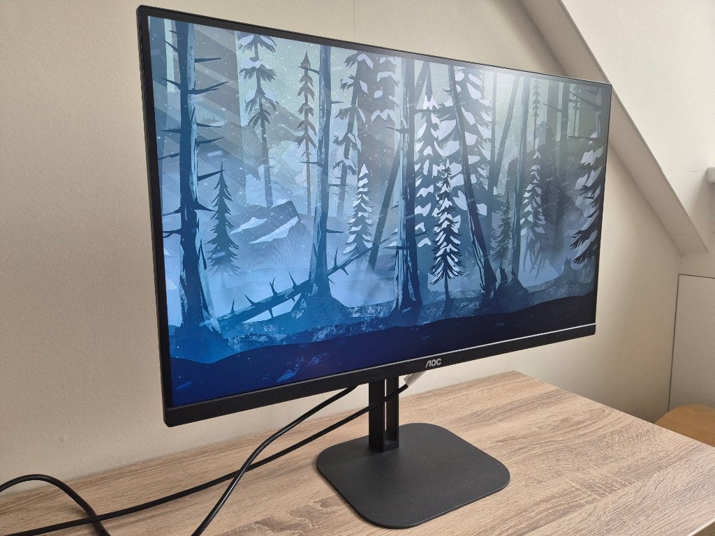 AOC Q27V5C/BK 27" QHD IPS monitor, Computers en Software, Monitoren, Gaming, AOC, Ophalen of Verzenden, Zo goed als nieuw