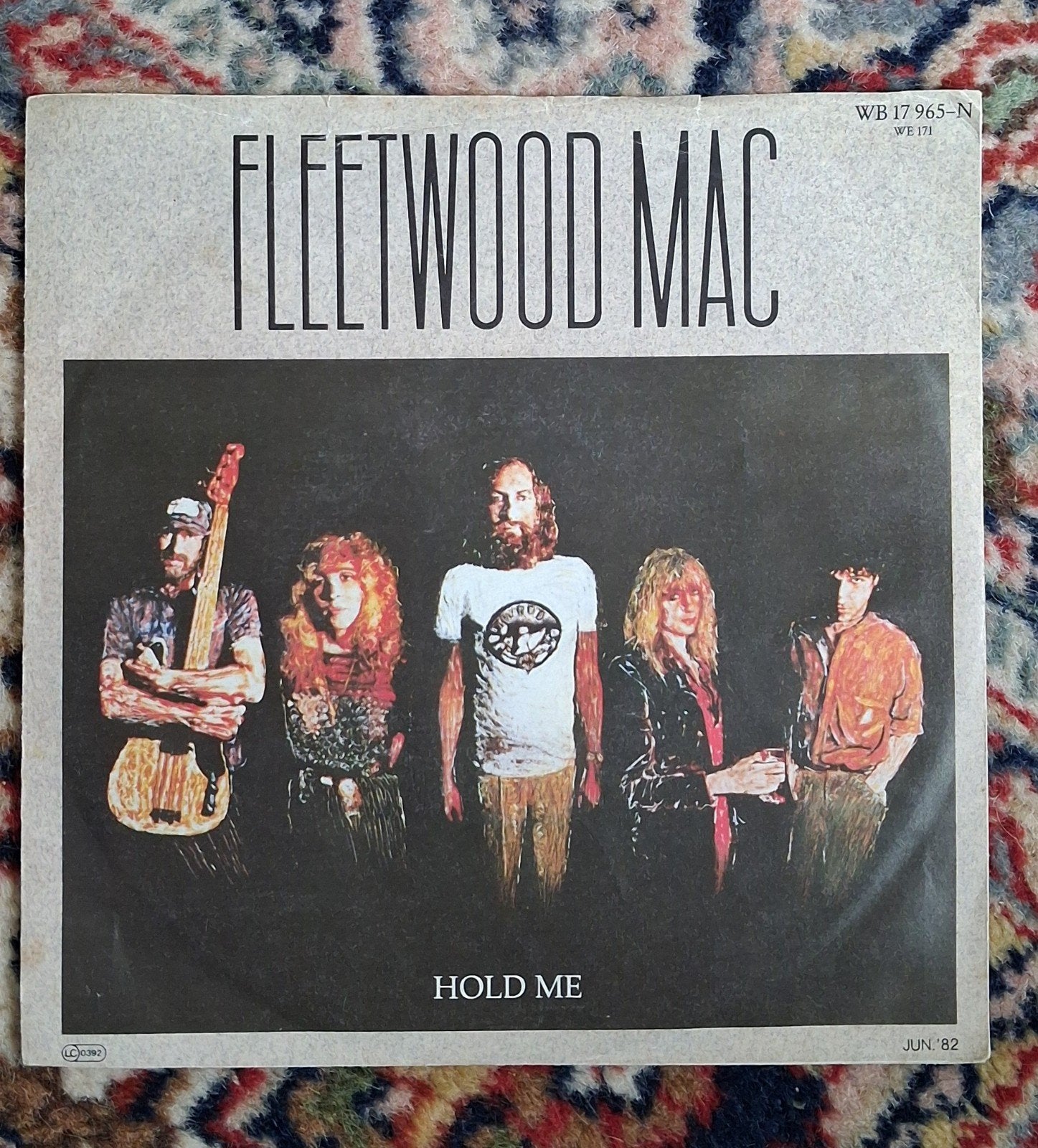 Fleetwood Mac - Hold Me (Single, 1982), Gebruikt, Fotohoes, 7 inch, Ophalen of Verzenden
