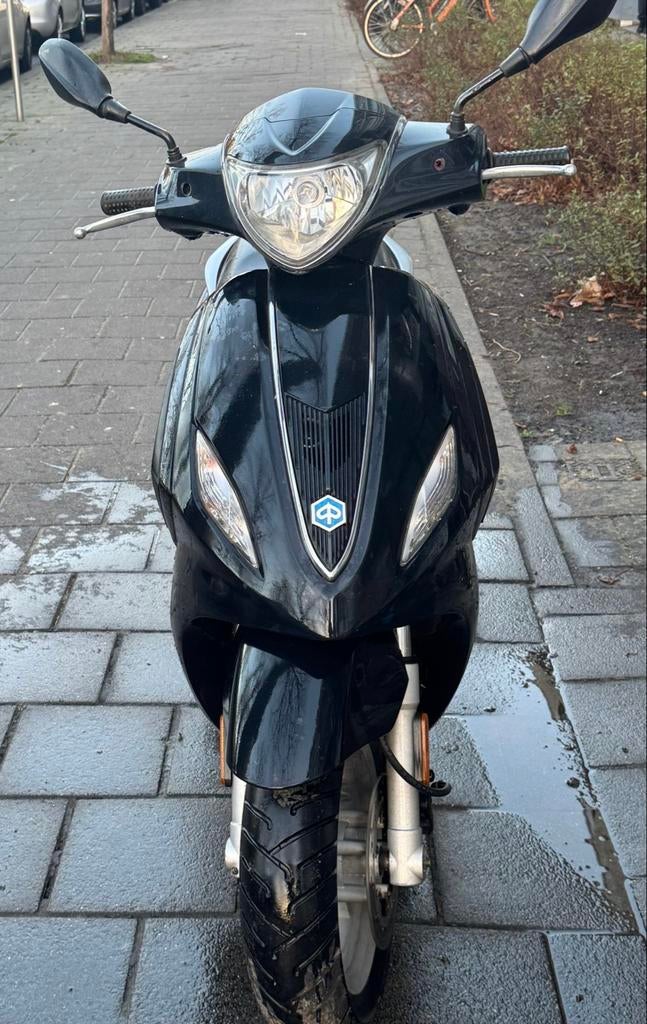 Piaggio fly scooter - Zwart, Goede Staat, Ophalen, Gebruikt, Overige modellen, Benzine